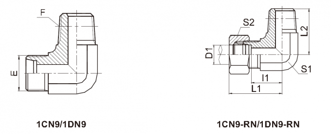 90 degrés écartent la préparation de surface d'un coup de coude de passivation de connecteur de tuyau 1CN9/1DN9