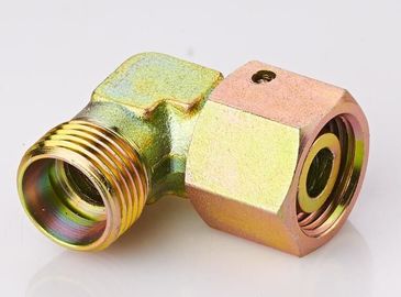 Chine Écartez l'adaptateur d'un coup de coude de tube hydraulique de réducteur de garnitures DIN avec l'écrou de pivot 2C9/2D9 fournisseur